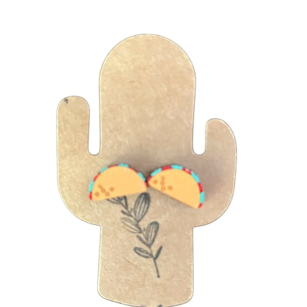 Taco earring post - Picture 1 of 1